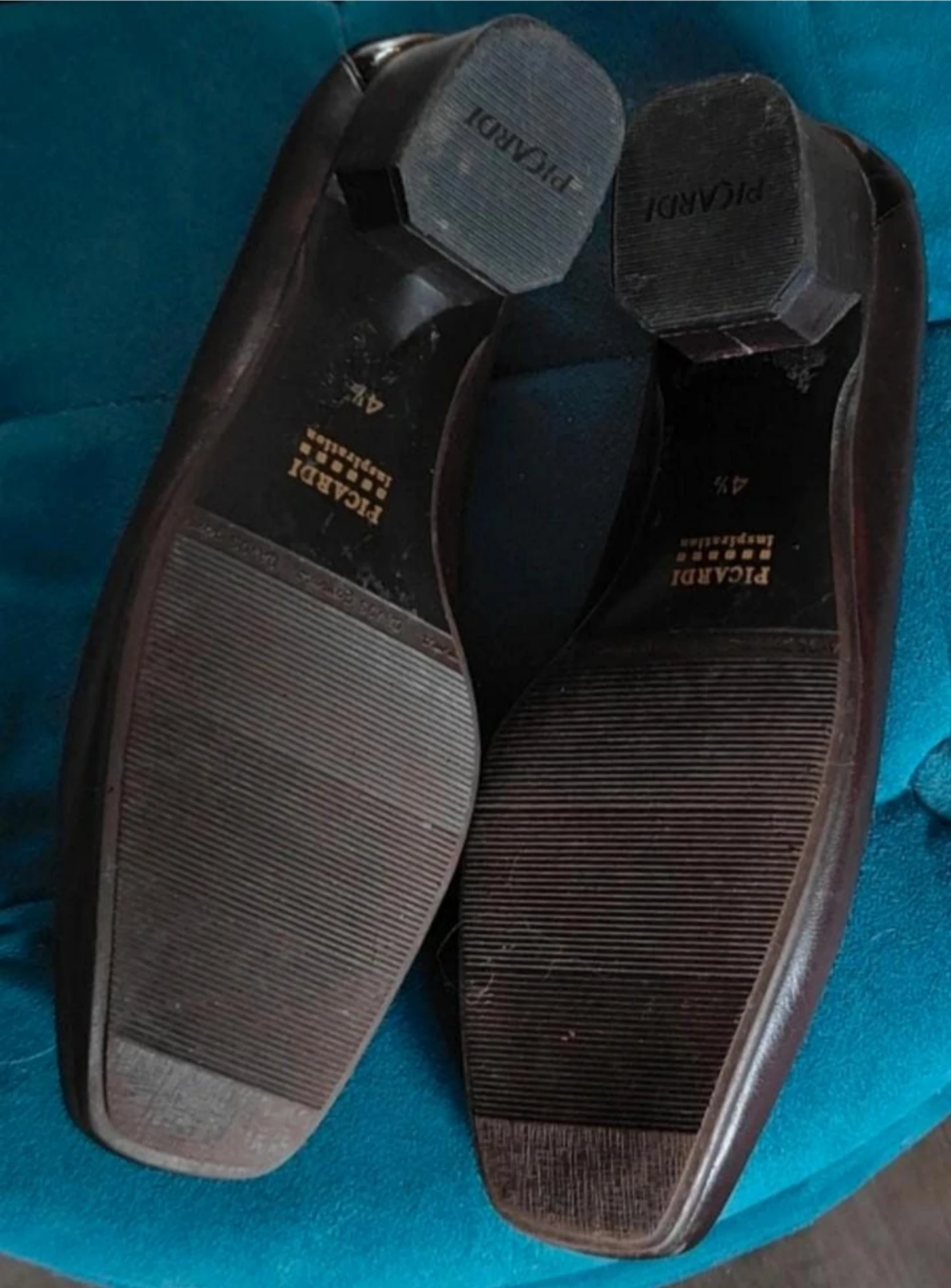Mocasines/zapatos de tacón vintage marrones Picardi talla 37.5 – photo 6